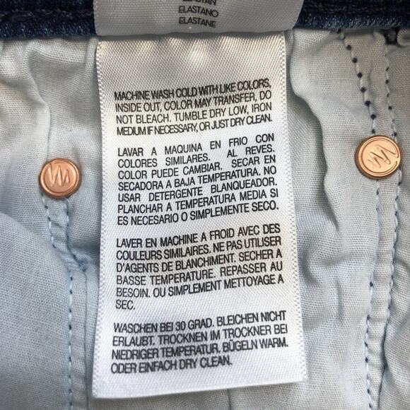 NWT MOTHER The Tomcat Oui Oui Straight Leg Blue Jeans Women's Sz 26 MSRP $258 - Picture 6 of 10